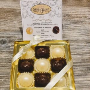 2025 års Nobelpralin(er) som vi tillverkat till Nobelefterfesten 10 december 2025